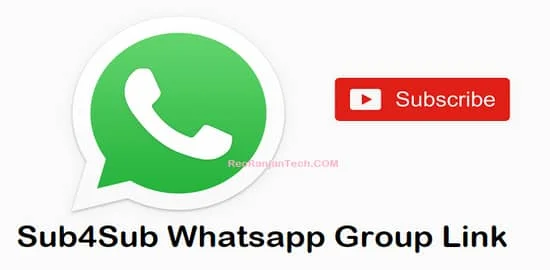 Sub for Sub Whatsapp Group link
