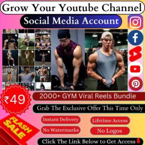 GYM Viral Reels Bundle Reach in every reel is 1M to 10M views.